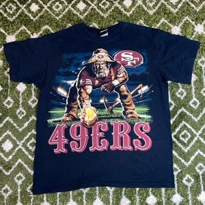Vintage y2k 49ers graphic shirt L